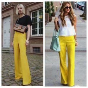 Yellow Wide Leg Pants!